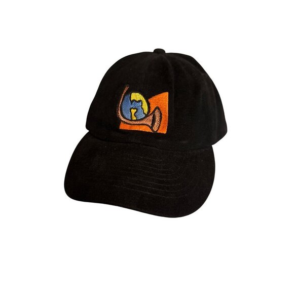 Vintage Hornplanet.com Black Baseball Cap Adjustable Cotton - Picture 1 of 6